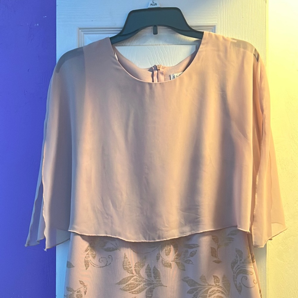 Pink and Gold Dress